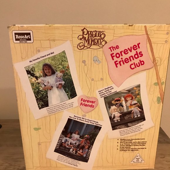 1993 Precious Moments The Forever Friends Club Erica Doll - Picture 14 of 16
